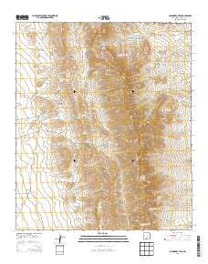 San Andres Peak New Mexico Historical topographic map, 1:24000 scale, 7.5 X 7.5 Minute, Year 2013