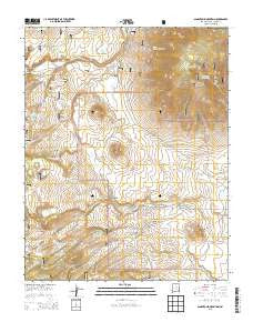 San Antonio Mountain New Mexico Historical topographic map, 1:24000 scale, 7.5 X 7.5 Minute, Year 2013