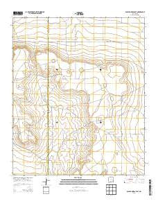 San Juan Mesa East New Mexico Historical topographic map, 1:24000 scale, 7.5 X 7.5 Minute, Year 2013