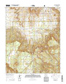 San Mateo New Mexico Current topographic map, 1:24000 scale, 7.5 X 7.5 Minute, Year 2013