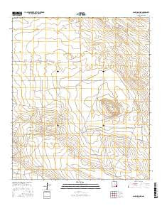 San Simon Sink New Mexico Current topographic map, 1:24000 scale, 7.5 X 7.5 Minute, Year 2017