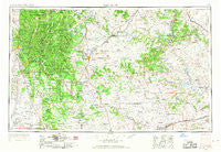 Santa Fe New Mexico Historical topographic map, 1:250000 scale, 1 X 2 Degree, Year 1954