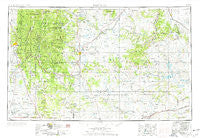 Santa Fe New Mexico Historical topographic map, 1:250000 scale, 1 X 2 Degree, Year 1954