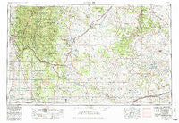 Santa Fe New Mexico Historical topographic map, 1:250000 scale, 1 X 2 Degree, Year 1954