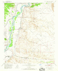 Santo Domingo Pueblo New Mexico Historical topographic map, 1:24000 scale, 7.5 X 7.5 Minute, Year 1953