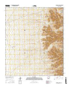 Shannon Canyon New Mexico Current topographic map, 1:24000 scale, 7.5 X 7.5 Minute, Year 2017