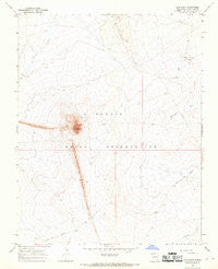Ship Rock New Mexico Historical topographic map, 1:24000 scale, 7.5 X 7.5 Minute, Year 1966