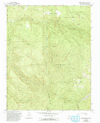 Sierra Mosca New Mexico Historical topographic map, 1:24000 scale, 7.5 X 7.5 Minute, Year 1953
