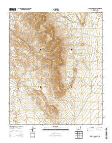 Sierra Larga South New Mexico Historical topographic map, 1:24000 scale, 7.5 X 7.5 Minute, Year 2013