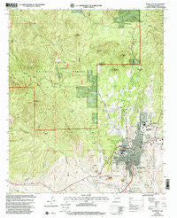 Silver City New Mexico Historical topographic map, 1:24000 scale, 7.5 X 7.5 Minute, Year 1992