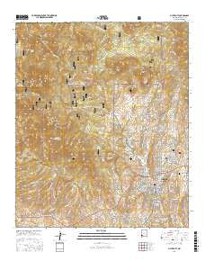 Silver City New Mexico Current topographic map, 1:24000 scale, 7.5 X 7.5 Minute, Year 2017