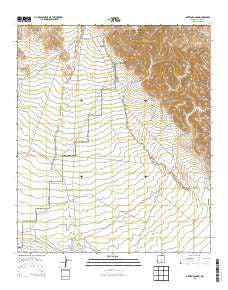 Sixteen Canyon New Mexico Historical topographic map, 1:24000 scale, 7.5 X 7.5 Minute, Year 2013