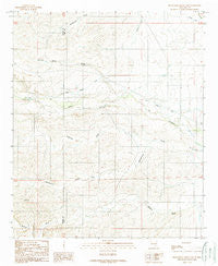 Sixteenmile Draw East New Mexico Historical topographic map, 1:24000 scale, 7.5 X 7.5 Minute, Year 1989