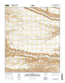 Skute Stone Arroyo New Mexico Current topographic map, 1:24000 scale, 7.5 X 7.5 Minute, Year 2017
