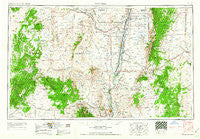 Socorro New Mexico Historical topographic map, 1:250000 scale, 1 X 2 Degree, Year 1962
