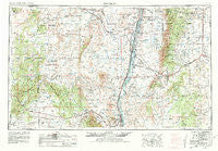 Socorro New Mexico Historical topographic map, 1:250000 scale, 1 X 2 Degree, Year 1954