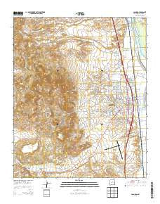 Socorro New Mexico Historical topographic map, 1:24000 scale, 7.5 X 7.5 Minute, Year 2013