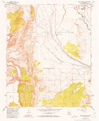 South Garcia SE New Mexico Historical topographic map, 1:24000 scale, 7.5 X 7.5 Minute, Year 1954