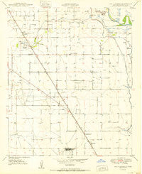 South Spring New Mexico Historical topographic map, 1:24000 scale, 7.5 X 7.5 Minute, Year 1950