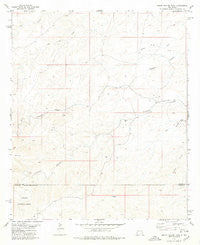 South Taylor Tank New Mexico Historical topographic map, 1:24000 scale, 7.5 X 7.5 Minute, Year 1978