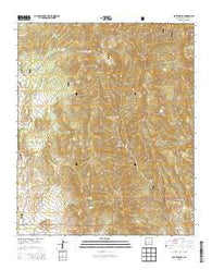 South Baldy New Mexico Historical topographic map, 1:24000 scale, 7.5 X 7.5 Minute, Year 2013