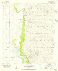 Spring Lake New Mexico Historical topographic map, 1:24000 scale, 7.5 X 7.5 Minute, Year 1955