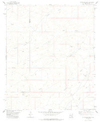 Strychnine Draw New Mexico Historical topographic map, 1:24000 scale, 7.5 X 7.5 Minute, Year 1978