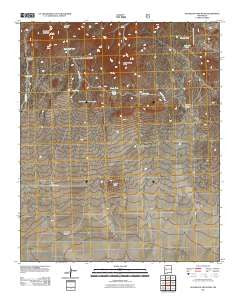 Sugarloaf Mountain New Mexico Historical topographic map, 1:24000 scale, 7.5 X 7.5 Minute, Year 2011