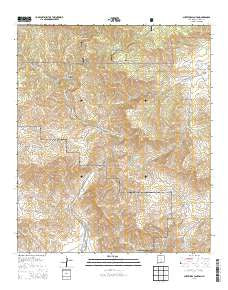 Surveyors Canyon New Mexico Historical topographic map, 1:24000 scale, 7.5 X 7.5 Minute, Year 2013