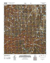 Taylor Peak New Mexico Historical topographic map, 1:24000 scale, 7.5 X 7.5 Minute, Year 2011