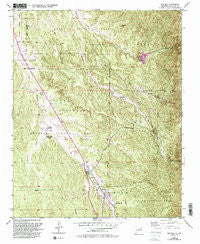 Tesuque New Mexico Historical topographic map, 1:24000 scale, 7.5 X 7.5 Minute, Year 1953