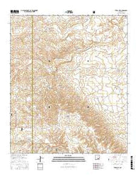 Texas Hill New Mexico Current topographic map, 1:24000 scale, 7.5 X 7.5 Minute, Year 2017