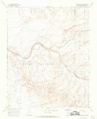 The Pillar 3 NE New Mexico Historical topographic map, 1:24000 scale, 7.5 X 7.5 Minute, Year 1966