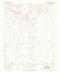 The Pillar 3 SW New Mexico Historical topographic map, 1:24000 scale, 7.5 X 7.5 Minute, Year 1966