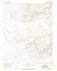 The Pillar NW New Mexico Historical topographic map, 1:24000 scale, 7.5 X 7.5 Minute, Year 1966