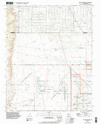 The Volcanoes New Mexico Historical topographic map, 1:24000 scale, 7.5 X 7.5 Minute, Year 1990