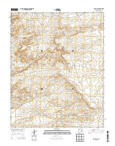 The Pillar New Mexico Historical topographic map, 1:24000 scale, 7.5 X 7.5 Minute, Year 2013