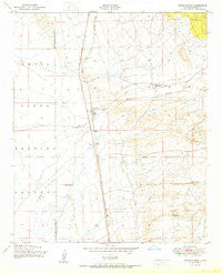 Three Rivers New Mexico Historical topographic map, 1:24000 scale, 7.5 X 7.5 Minute, Year 1950