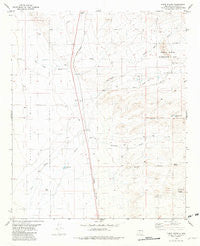 Three Rivers New Mexico Historical topographic map, 1:24000 scale, 7.5 X 7.5 Minute, Year 1981