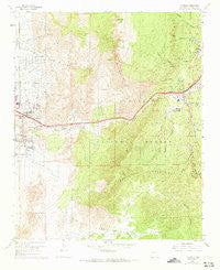 Tijeras New Mexico Historical topographic map, 1:24000 scale, 7.5 X 7.5 Minute, Year 1961
