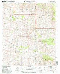 Tillie Hall Peak New Mexico Historical topographic map, 1:24000 scale, 7.5 X 7.5 Minute, Year 1997