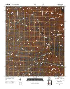Tillie Hall Peak New Mexico Historical topographic map, 1:24000 scale, 7.5 X 7.5 Minute, Year 2011