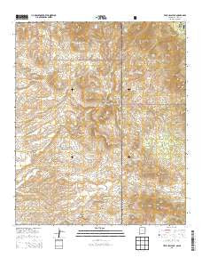 Tillie Hall Peak New Mexico Historical topographic map, 1:24000 scale, 7.5 X 7.5 Minute, Year 2013