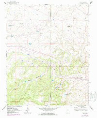 Tinian New Mexico Historical topographic map, 1:24000 scale, 7.5 X 7.5 Minute, Year 1961