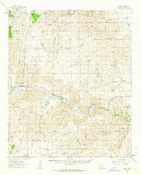 Tinnie New Mexico Historical topographic map, 1:62500 scale, 15 X 15 Minute, Year 1961