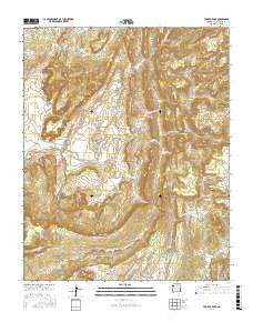 Todilto Park New Mexico Current topographic map, 1:24000 scale, 7.5 X 7.5 Minute, Year 2017
