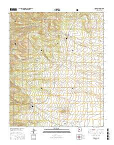 Torreon New Mexico Current topographic map, 1:24000 scale, 7.5 X 7.5 Minute, Year 2017