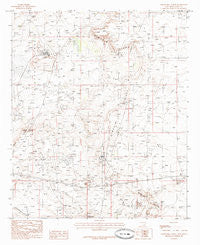 Tower Hill North New Mexico Historical topographic map, 1:24000 scale, 7.5 X 7.5 Minute, Year 1985