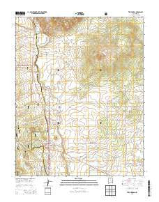Tres Piedras New Mexico Current topographic map, 1:24000 scale, 7.5 X 7.5 Minute, Year 2013