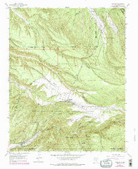 Truchas New Mexico Historical topographic map, 1:24000 scale, 7.5 X 7.5 Minute, Year 1953